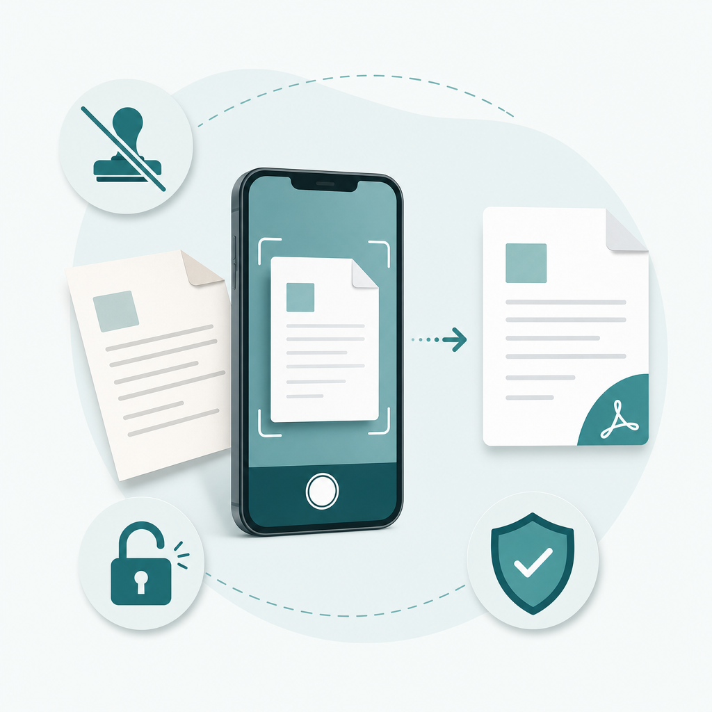 Die besten Alternativen zu Adobe Scan und CamScanner 2026 (ohne Wasserzeichen, ohne Login-Zwang)