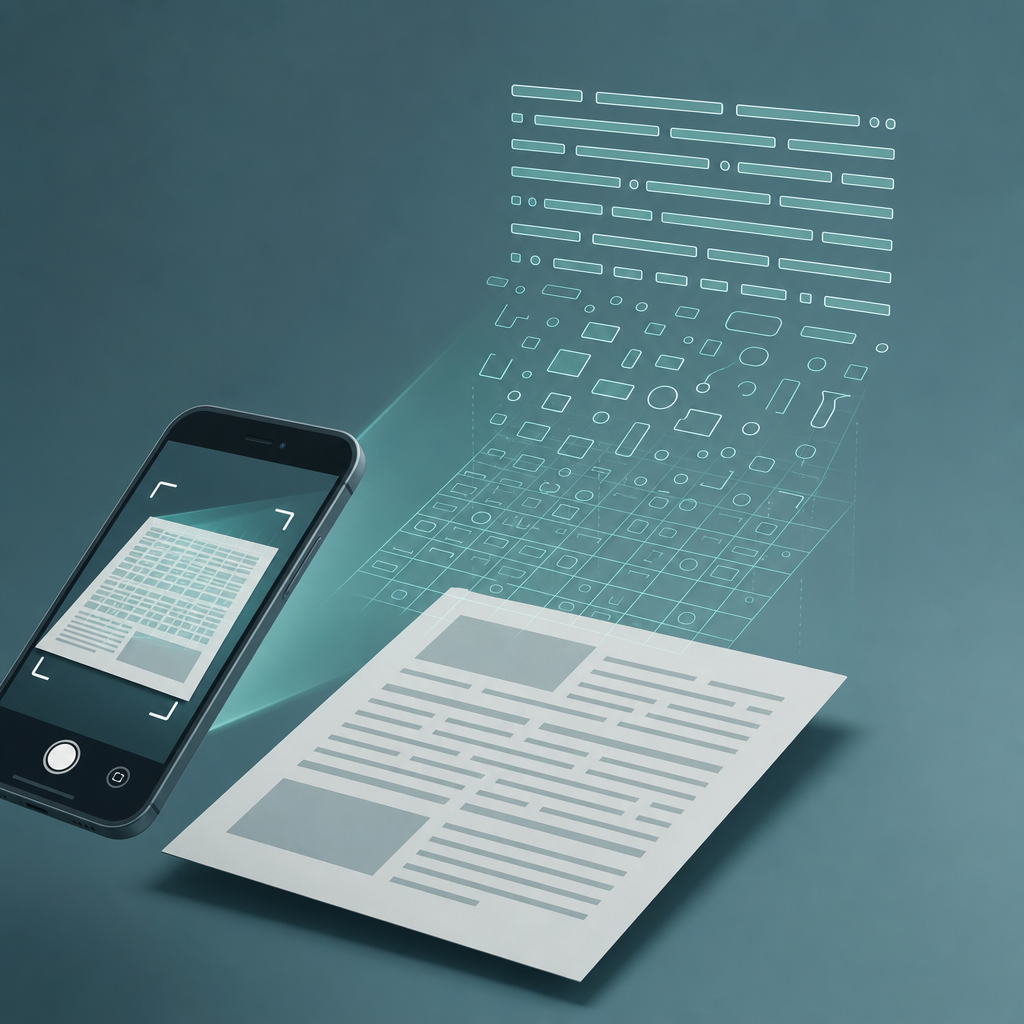 Scan to Word & Searchable PDF: Getting Editable Text Out of a Photo (OCR Explained)