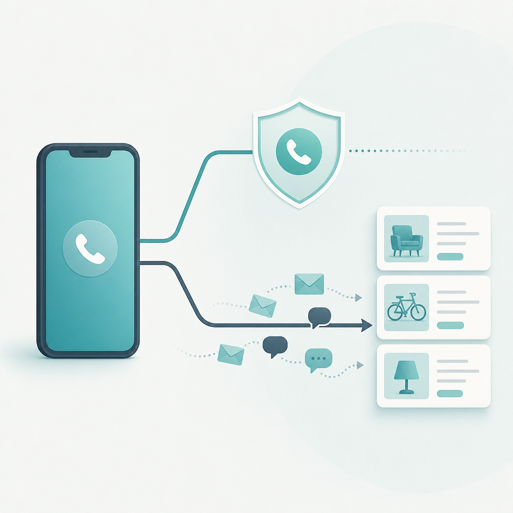 Zweite Telefonnummer für Marketplace, Craigslist und Facebook: Schluss mit Spam