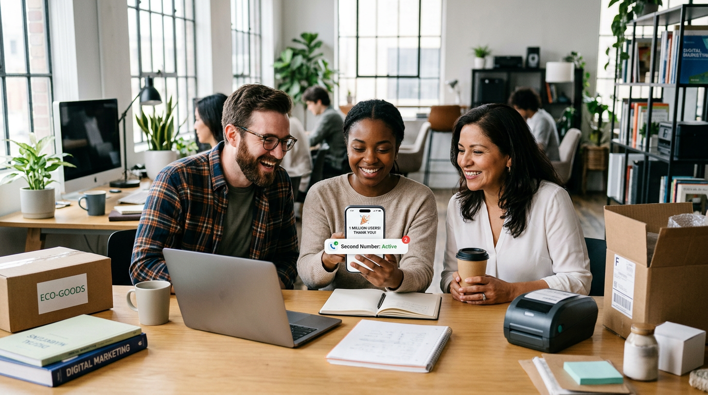 Was uns 50.000 frühe Nutzer über textmow, textnow, textplus und den echten Bedarf an einer zweiten Nummer beigebracht haben