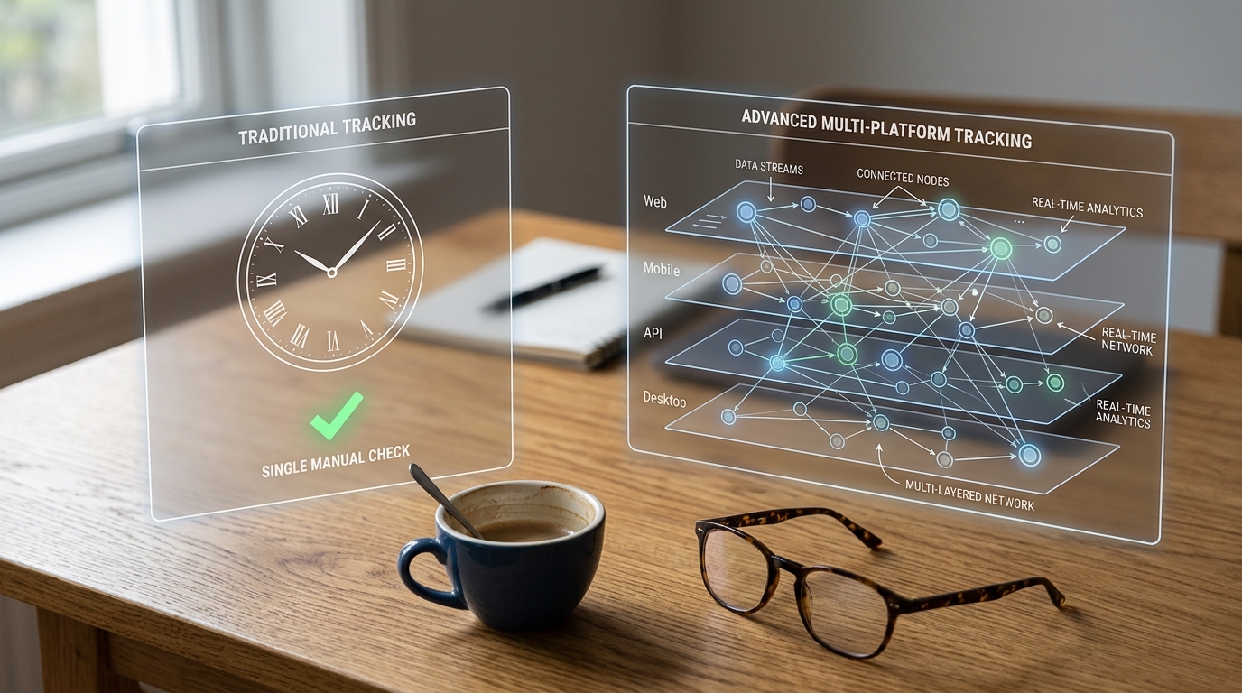 떠다니는 미묘한 UI 와이어프레임을 통한 측면 개념 비교...