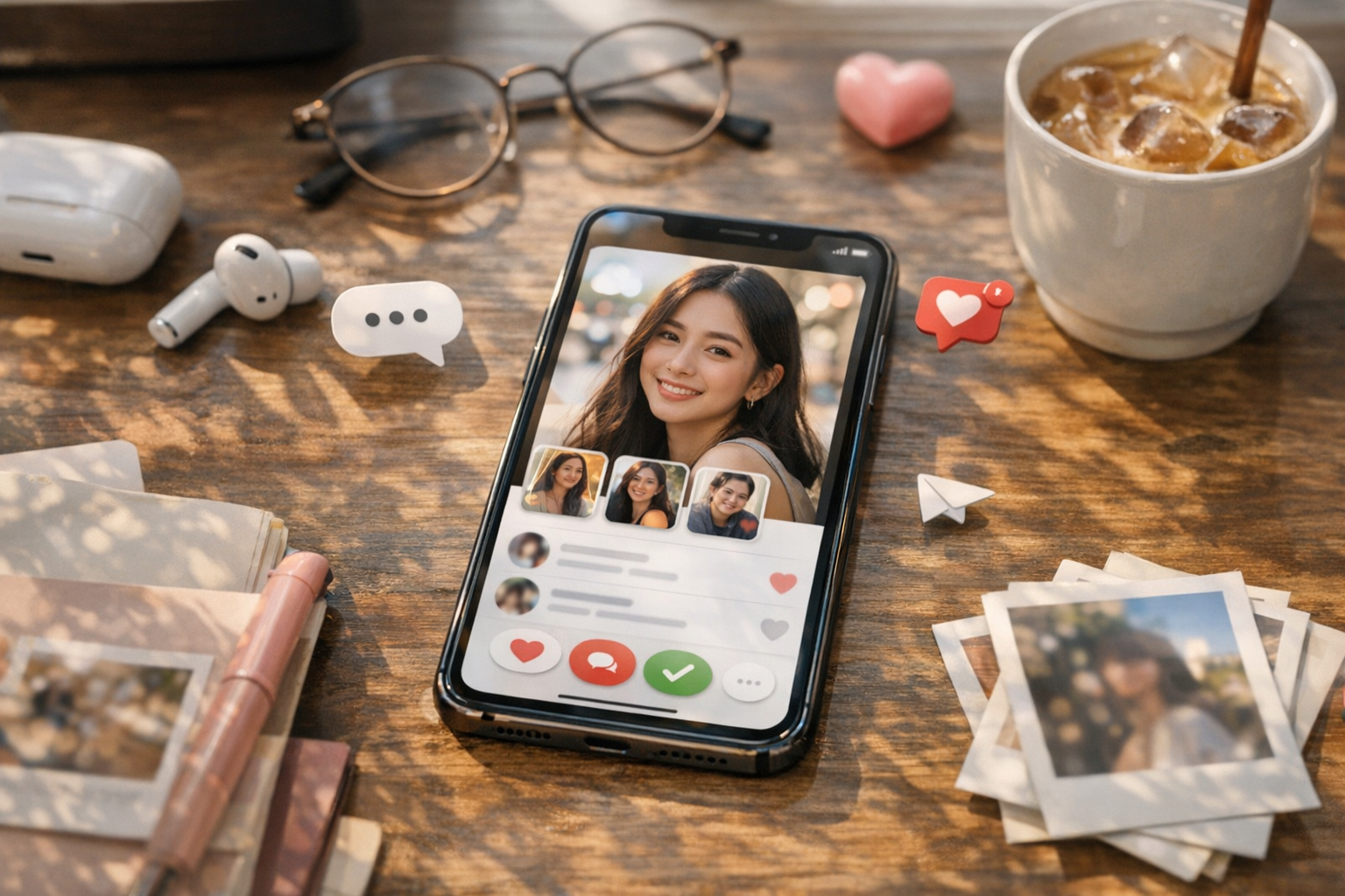 Dari Snapchat dan Facebook ke Tinder, Grindr, dan Messenger: Posisi Blur dalam Kencan Modern