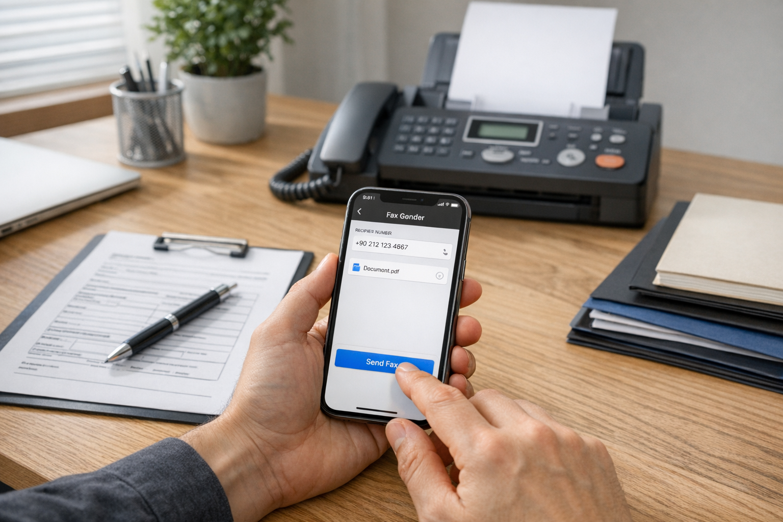 FAX Send Receive (reklamsız) Uygulaması: mobil ve iPhone kullanıcıları için pratik bir faks makinesi alternatifi