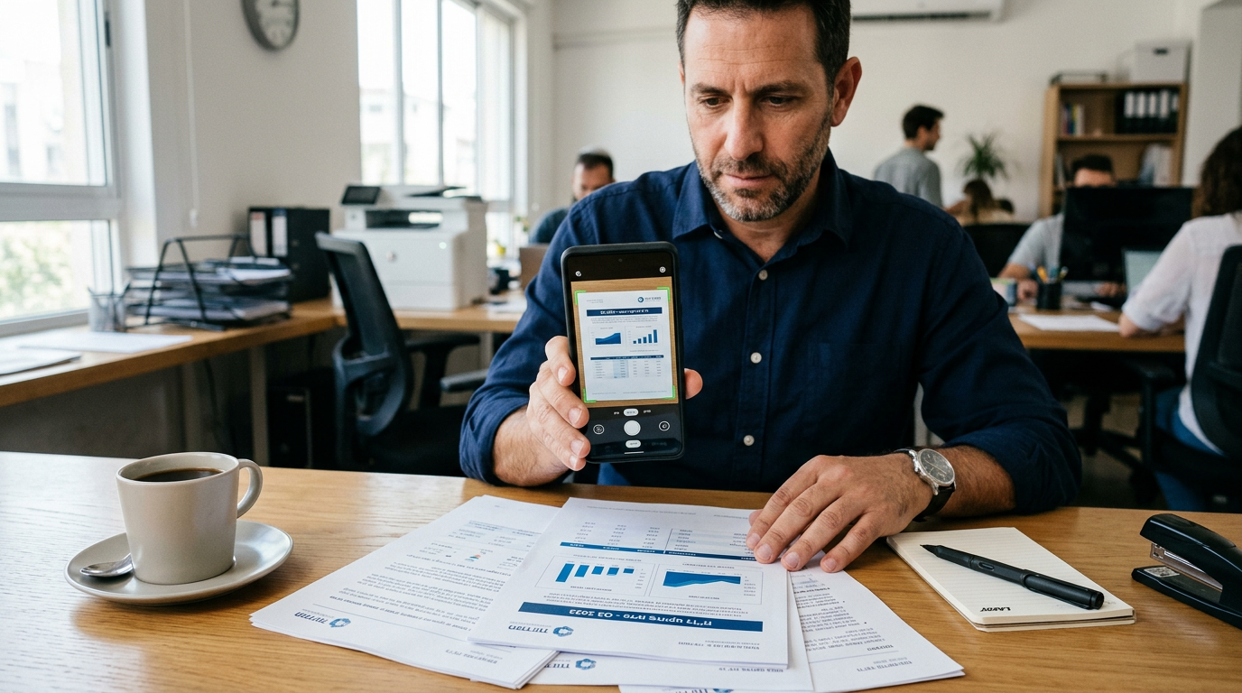 מה 50,000 פעולות משתמשים לימדו אותנו על הרגלי אפליקציית סורק חינמית, תהליכי עבודה עם PDF והצורך בהמרת תמונות ל‑PDF