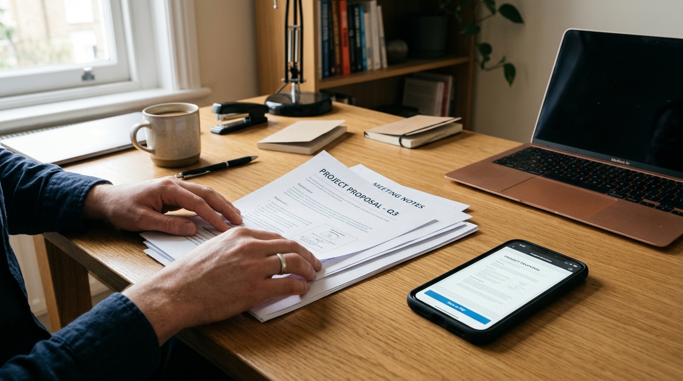 5 מיתוסים על שימוש בעורך PDF, בהמרת JPG ל‑PDF ובהמרת תמונות ל‑PDF בטלפון