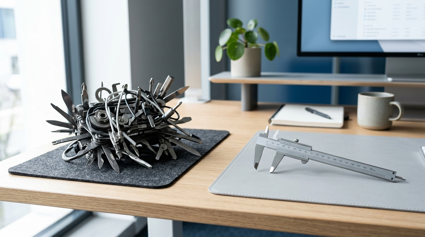 메가 앱 vs. 특화 유틸리티: Dynapps 제품 철학에 대한 기술적 고찰