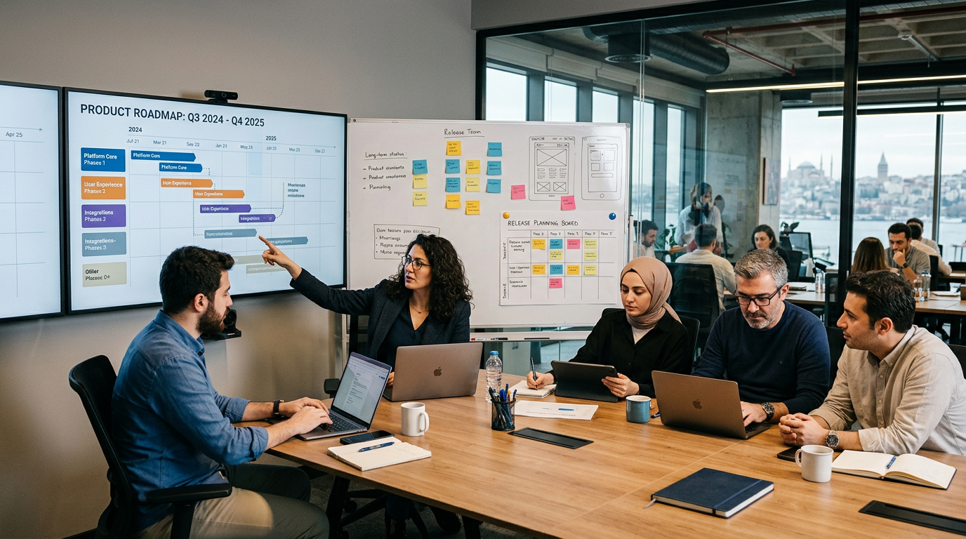 Como uma Software House transforma visão em um roadmap de produto que os usuários realmente precisam