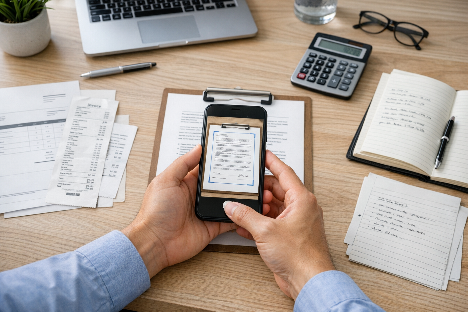 Scan Cam이 문서, 파일, 사진을 첫날부터 바로 쓸 수 있는 PDF로 바꿔주는 방법