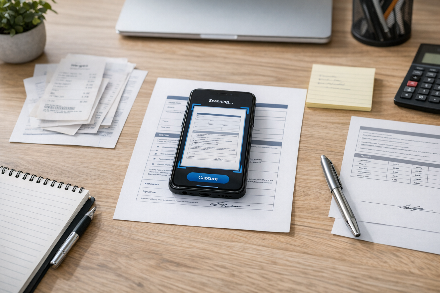 Hogyan segít a Scan Cam már az első napon használható PDF-eket készíteni dokumentumokból, fájlokból és fotókból