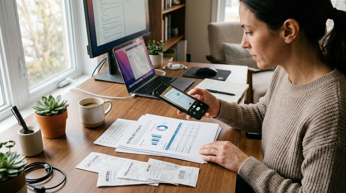 Lo que 50.000 escaneos te enseñan sobre qord, word, docu sign y el flujo diario con la cámara