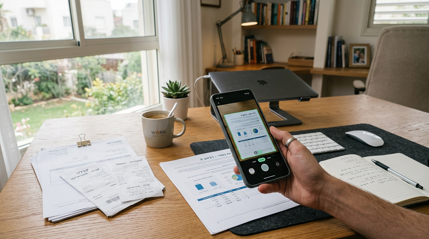 מה 50,000 סריקות מלמדות על Qord, Word, Docu Sign וזרימת העבודה היומיומית עם המצלמה