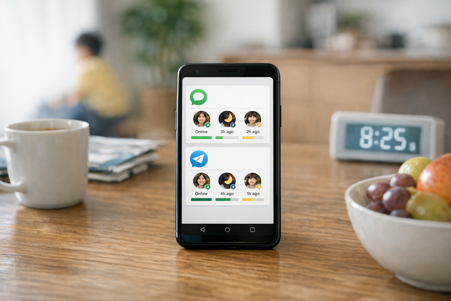 Mona - Family Tracker AppでWhatsAppとTelegramの何が見えるのか