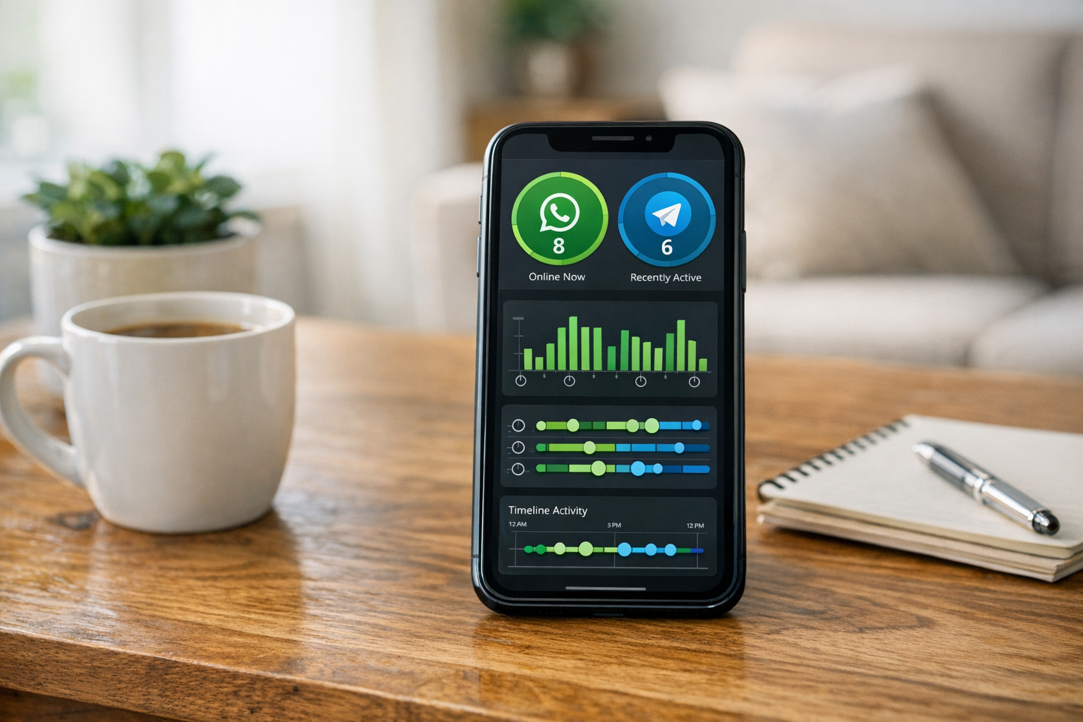 Mona 家庭追踪应用能帮你在 WhatsApp 和 Telegram 上看到什么