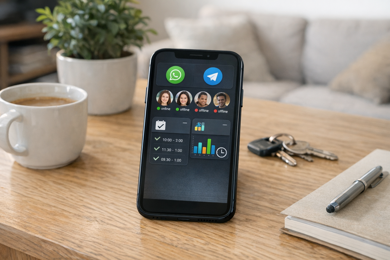 מה Mona - אפליקציית Family Tracker עוזרת לכם לראות ב-WhatsApp וב-Telegram