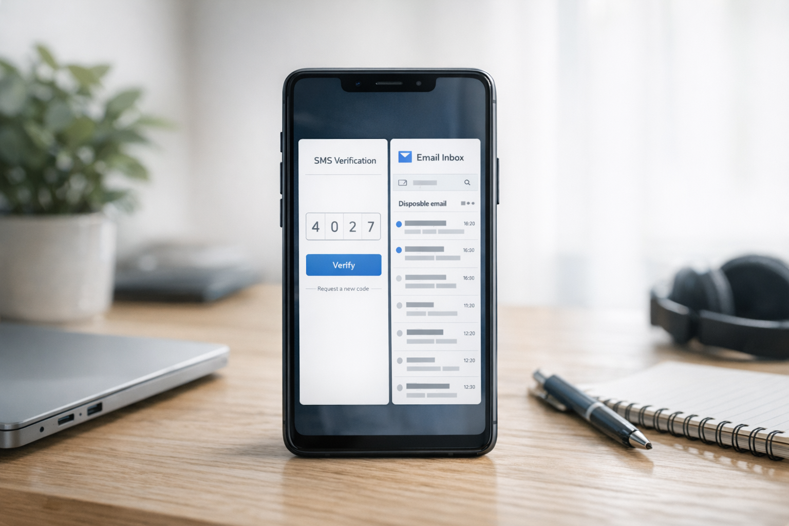 TextNow, Text Free, Google Voice ou Temp Mail ? Une introduction pratique à Receive SMS&Temp Mail: CodeApp