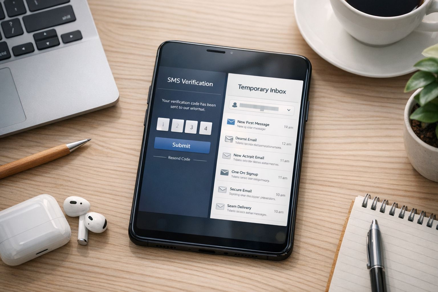 TextNow, Text Free, Google Voice, atau Temp Mail? Pengantar Praktis untuk Receive SMS&Temp Mail: CodeApp