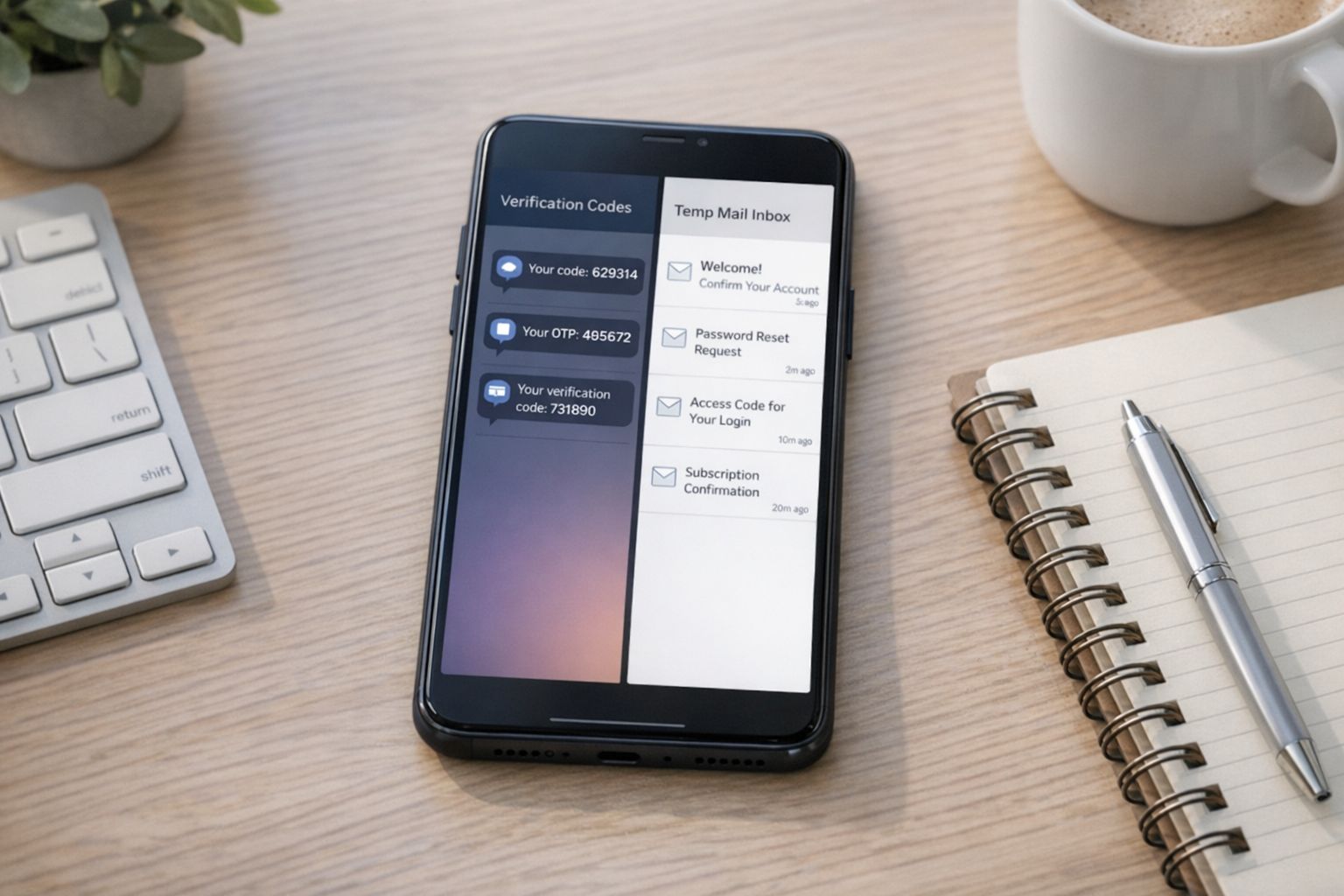 TextNow、TextFree、Google Voice 还是临时邮箱？实用了解 Receive SMS&Temp Mail: CodeApp